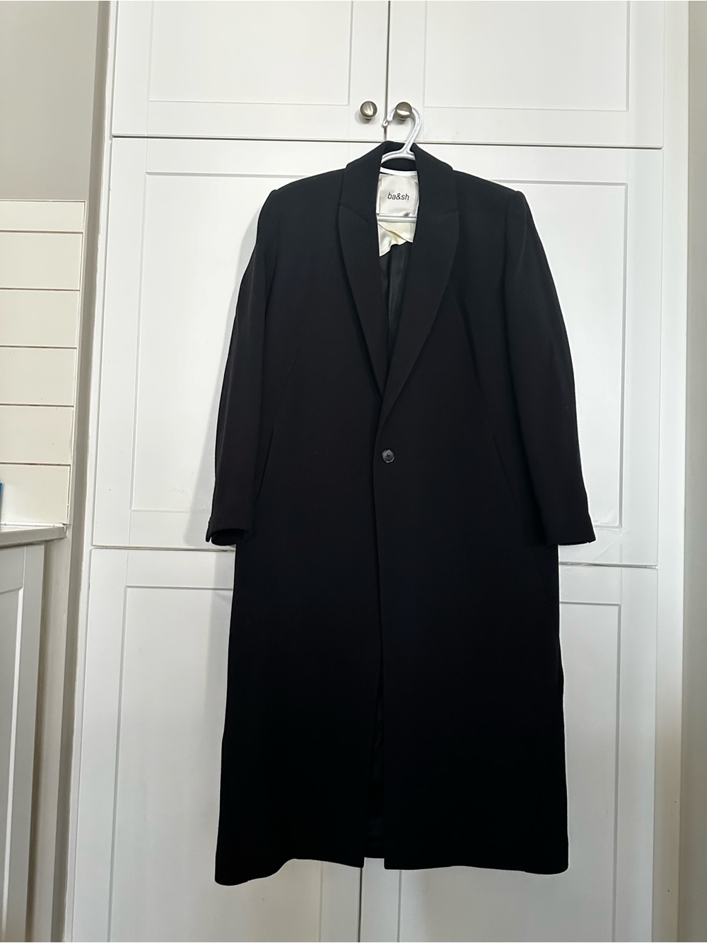 ba&sh Long Single-Button Coat